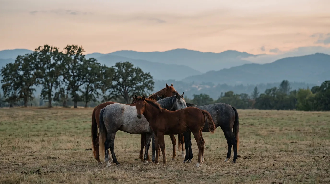 Chevaux en liberté, L'Écurie Active des Lyons, Rhône